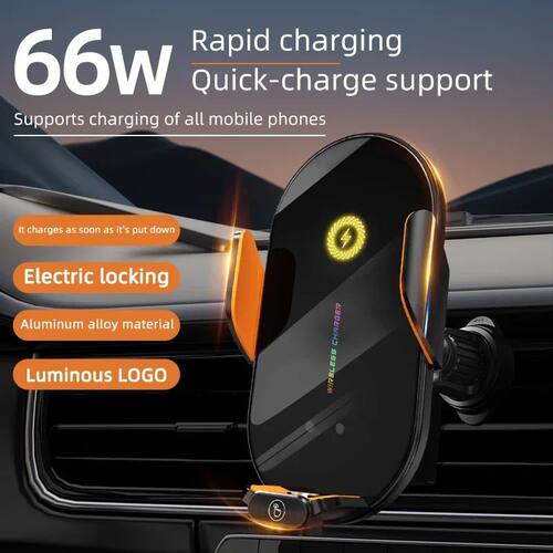 Car Wireless Phone Holder Stand 66W Fast Charging Station