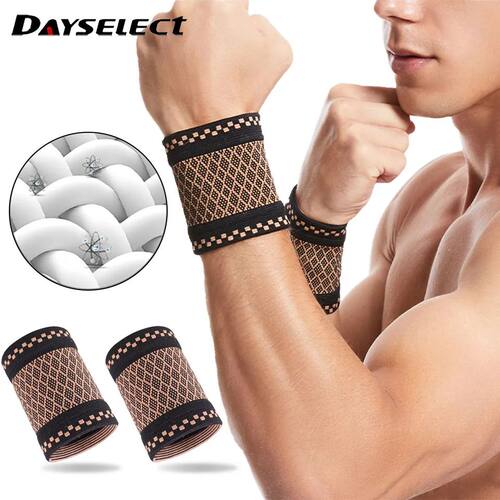 1Pai Coppe Fibe Spots Wist Suppot Sweat-Absobent Beathable