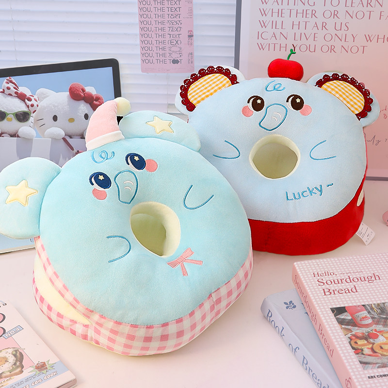 甜甜圈午睡枕小学生午休双面可用趴睡枕办公室座椅可支撑护腰腰靠,居家布艺,午睡枕,淘宝优惠券,粉丝福利购,淘宝优惠卷