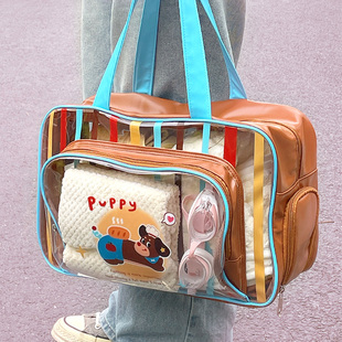 游泳包干湿分离带鞋仓儿童游泳收纳包防水运动包大容量女士健身包