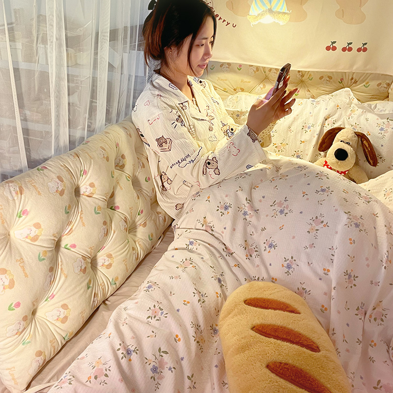 宿舍床头软包靠背垫床上改造好物