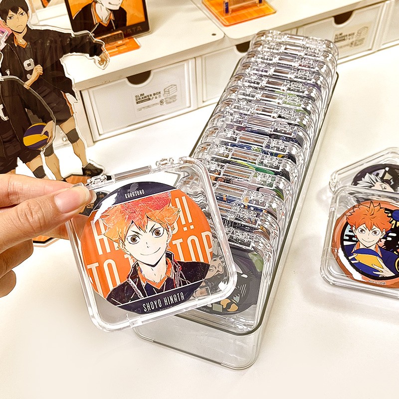 吧唧收纳盒亚克力透明保护壳单个