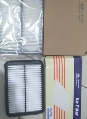 适配圣达菲2.0T D4EA 机油滤芯柴油滤芯 空气滤芯空调滤芯三滤 