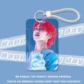 红发徐明浩学生滑盖卡套饭卡公交卡身份证件保护套门禁校园卡收纳