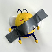 任何时候都要保持开心微笑 吉祥物 觅2觅Too 蜜蜂本体正能量公仔