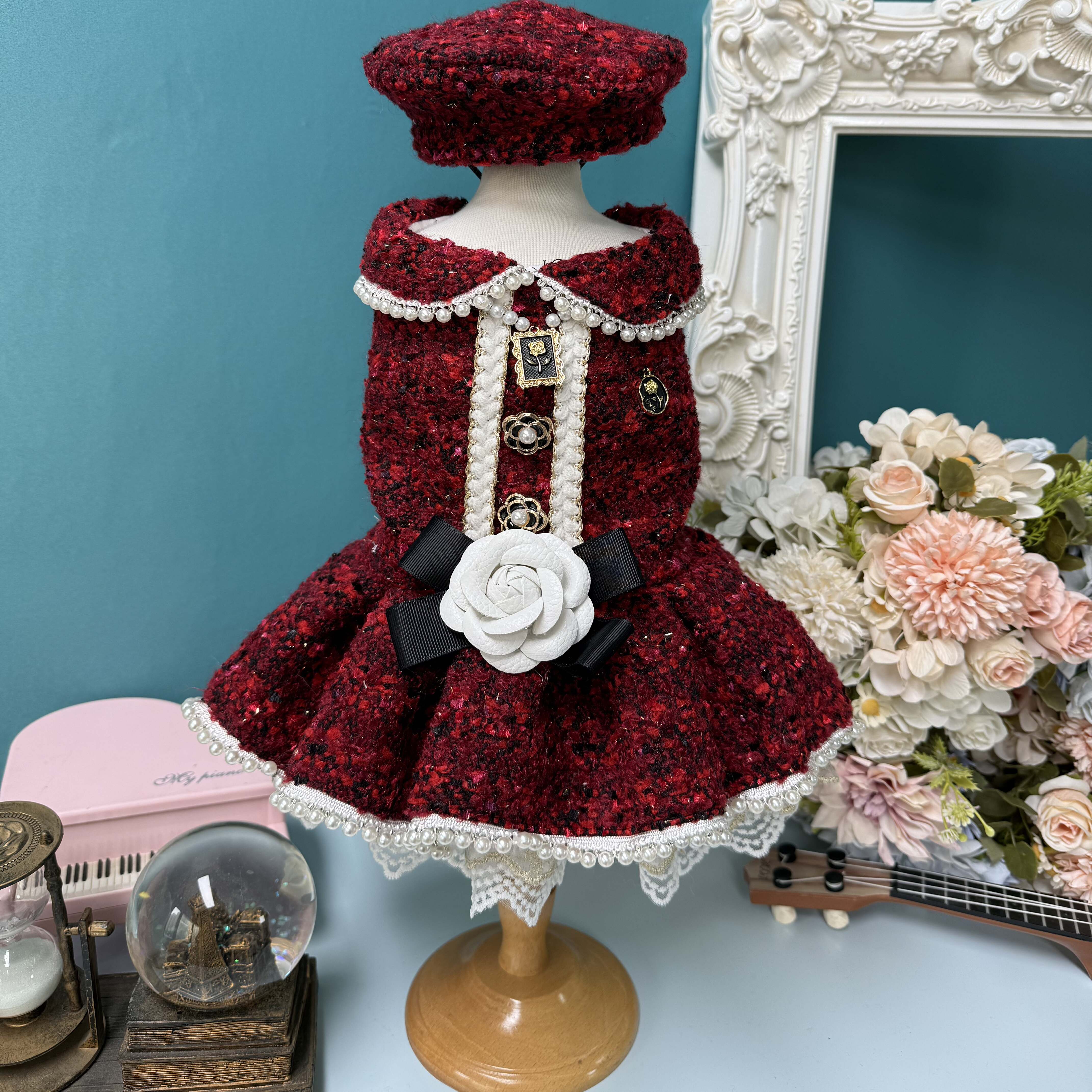 喵呜萌宠原创猫猫衣服秋冬装宠物衣服新款狗狗小香风手工高定裙子,宠物/宠物食品及用品,猫宠物服装/雨衣（新）,淘宝优惠券,粉丝福利购,淘宝优惠卷