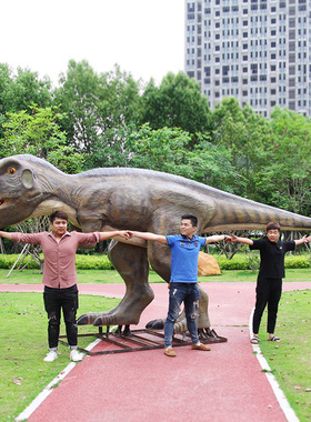 侏罗纪霸王龙玻璃钢公园商场雕塑