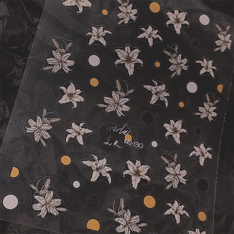 铜色可爱美甲贴纸星仔