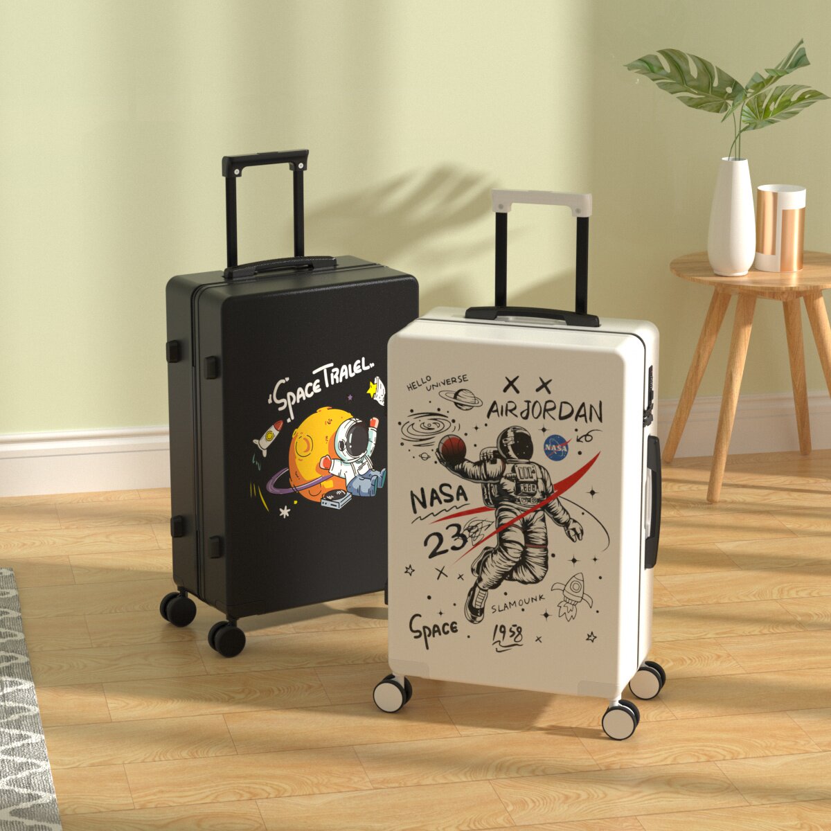 行李箱女24寸塗鴉印花ins網紅女登機可愛學生旅行密碼皮拉杆箱男在類目 箱包皮具/熱銷女包/男包, 旅行箱中 - 來自Buy2taobao.com提供專業的淘寶代購服務