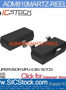 ADM810MARTZ-REEL IC SUPERVISOR MPU 4.38V SOT23 ADM810MA