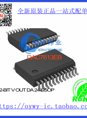 DAC7613EB IC 12-BIT V OUT D/A 24-SSOP DAC7613EB 7613