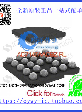 AD7147AACBZ-RL IC CDC 13CH SPI W/RAM 25WLCSP AD7147A