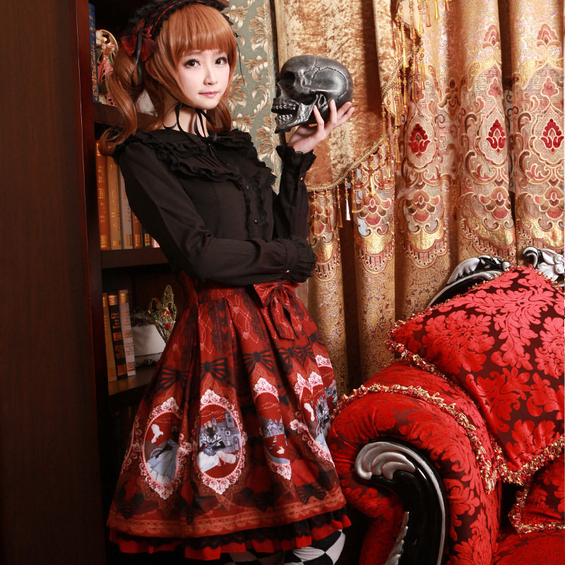 winter thickening skirt MAK Lolita Gothic Dress Diablo Lolita suit 20in the Women's clothing/Boutique , Skirts  category - from Buy2taobao.com to provide professional Taobao agent buy service