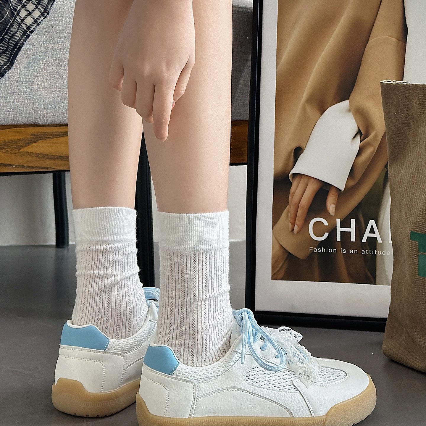 嘉俪多女鞋欧美休闲德训鞋牛皮网系带平底圆头深口2025春季新款,女鞋,德训鞋,淘宝优惠券,粉丝福利购,淘宝优惠卷