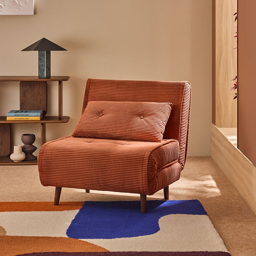 北欧可折叠简约高端加厚面料小户型书房卧客厅坐卧两用沙发床