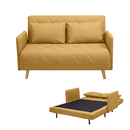 书房卧室沙发床两用办公室经济型沙发 多功能可拆洗折叠双人日式