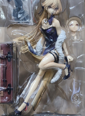 美少女系列 少女前线 OTS-14紫雨心双头雕像动漫周边手办公仔模型