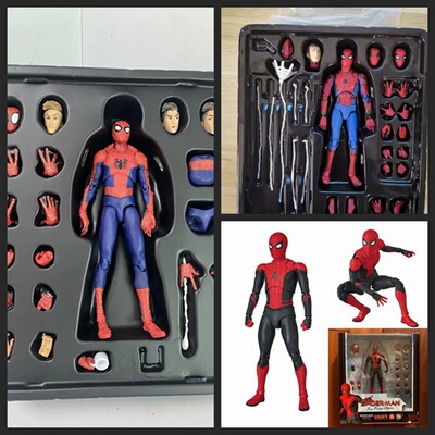 蜘蛛侠 MAFEX No.113 英雄远征 蜘蛛侠 升级战衣 可动 盒装手办