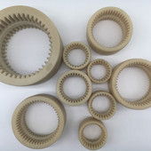 20齿24齿28齿34齿40齿42齿44齿50内齿尼龙套PA6.6曲面齿式 联轴器