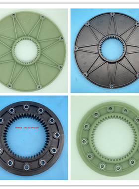 德国KTR BoWex100FL-PA-265尼龙法兰连接盘飞轮联轴器黑色碳纤维