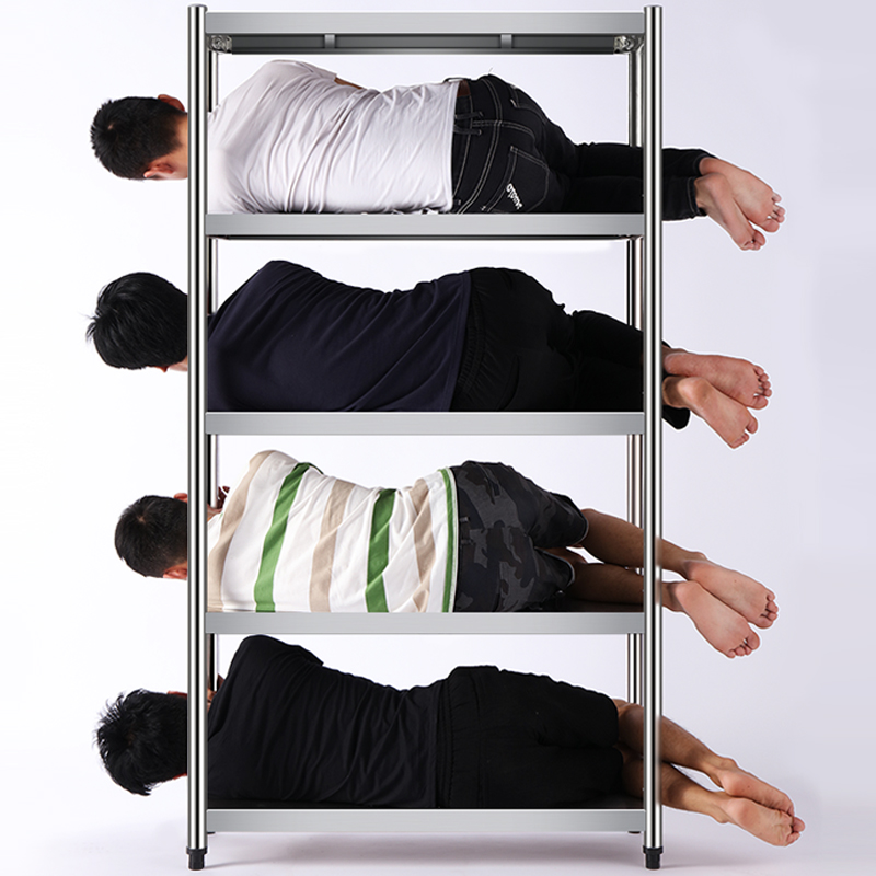 厨房置物架五层货架落地多层