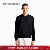 EMPORIO 圆领弹力刺绣休闲重磅套头卫衣 男士 ARMANI 阿玛尼春新款