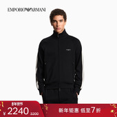 阿玛尼秋冬新款 EMPORIO ARMANI 男女情侣拉链立领卫衣夹克外套