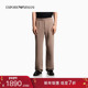 宽松直筒松弛感运动加绒卫裤 EMPORIO 新款 男士 ARMANI 阿玛尼冬季