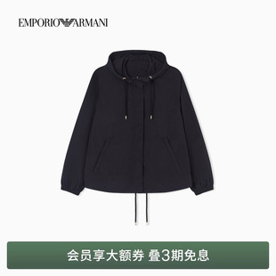 马年限定女连帽拉链按扣夹克外套 阿玛尼春夏新款 EMPORIO ARMANI