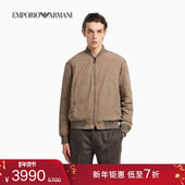 ARMANI 阿玛尼冬新款 男士 EMPORIO 80白鸭绒棒球领短款 羽绒服外套