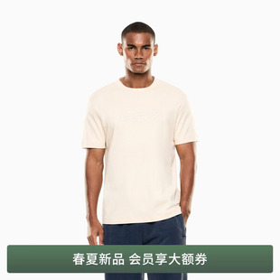 春夏新款 EMPORIO ARMANI 阿玛尼EA7 正肩刺绣运动风T恤 男圆领短袖