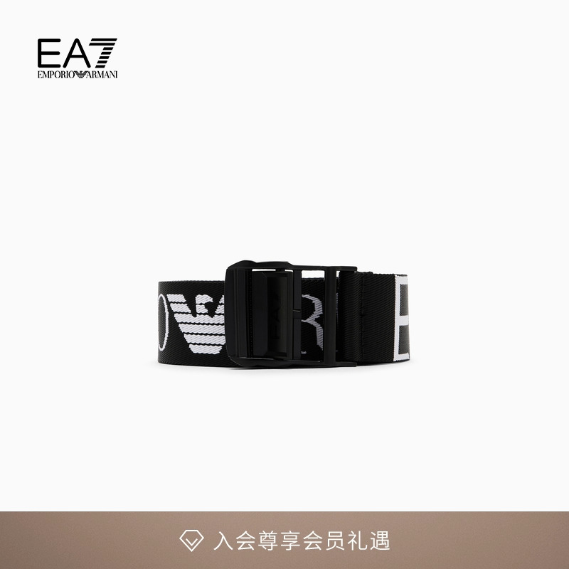 EA7/阿玛尼男女同款织布时尚腰带
