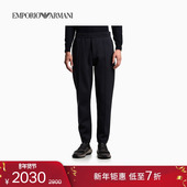 宽松锥形束脚老钱风运动卫裤 EMPORIO 新款 男士 ARMANI 阿玛尼冬季