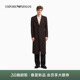 新款 阿玛尼冬季 男绵羊毛翻领商务休闲老钱风大衣 ARMANI EMPORIO