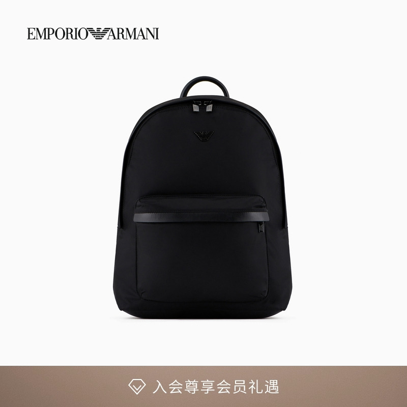 阿玛尼男女同款大容量手提双肩包