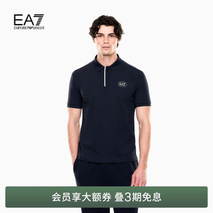 春夏新款 阿玛尼EA7 ARMANI 翻领短袖 正肩商务Polo衫 男士 EMPORIO