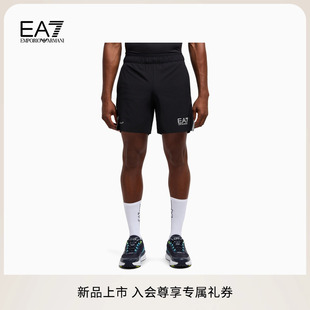 男经典 夏季 新款 Logo网球健身运动短裤 ARMANI EMPORIO 阿玛尼EA7