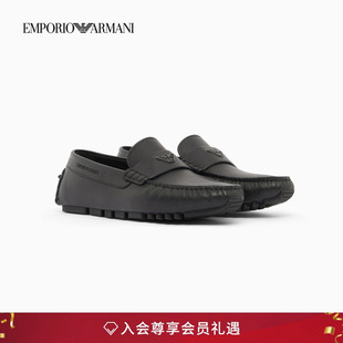 ARMANI EMPORIO 阿玛尼26春季 新款 牛皮革乐福鞋 男士 新年礼物