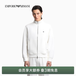 男女情侣立领刺绣卫衣夹克外套 阿玛尼26春夏新款 EMPORIO ARMANI