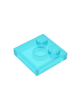 兼容乐高33909 国产科技教育积木零件 2×2边缘带2颗粒板 moc补件