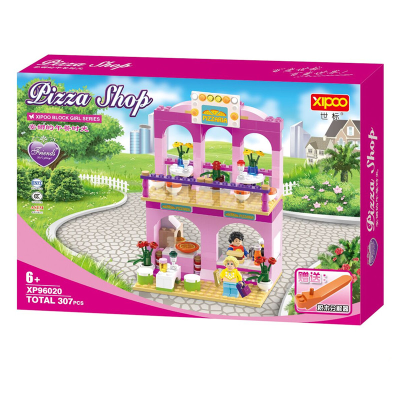 国产积木拼装女孩益智别墅公主城堡拼插6儿童8玩具10-12-14岁