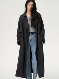 宽松随性慵懒精纺羊毛风衣 法式 MAISON CECILE两色