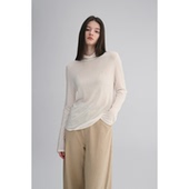 三色 MAISON CECILE 羊绒细腻亲肤保暖堆堆领百搭针织上衣