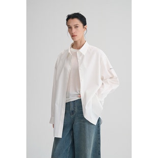 法语刺绣莱赛尔棉百搭简约随性白衬衫 春日已至 CECILE MAISON