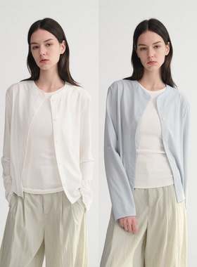 MC四色|夏日清凉感显瘦松弛通勤慵懒百搭舒适小开衫MAISON CECILE