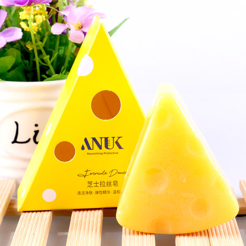 ANUK泉婴爱芝士拉丝皂100g*2块