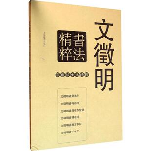 定价229元 正版 全6册 彩色放大本特辑：文徵明书法精粹 包邮