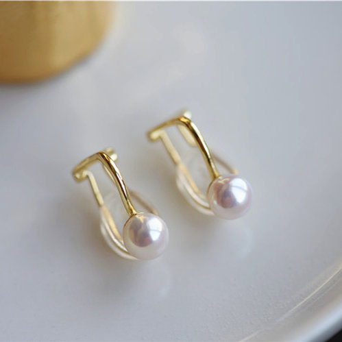 珍珠耳夹耳钉馒头珠s925纯银强光百搭正品包邮,珠宝/钻石/翡翠,耳饰,淘宝优惠券,粉丝福利购,淘宝优惠卷