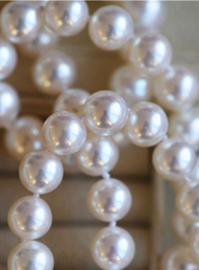 珍珠项链出货不多媲美akoya强亮光淡水珍珠气质百搭精致正品包邮