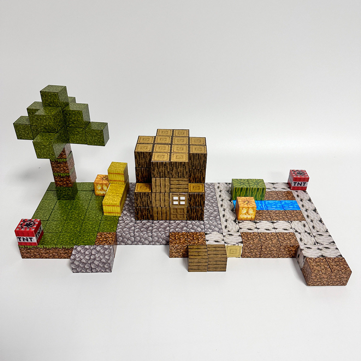 我的迷你世界磁力方块磁铁拼搭积木周边游戏个性拼装益智儿童礼物